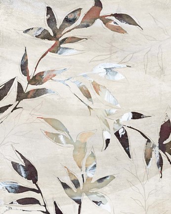 Framed Neutral Botanical V Print