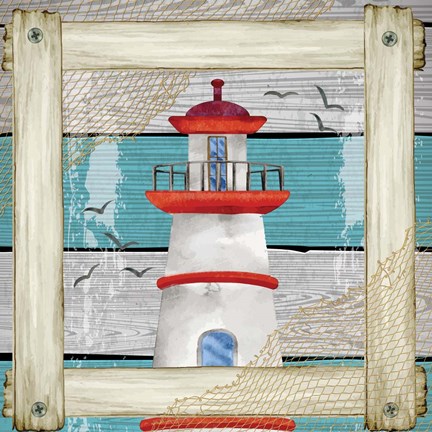Framed Lighthouse Print