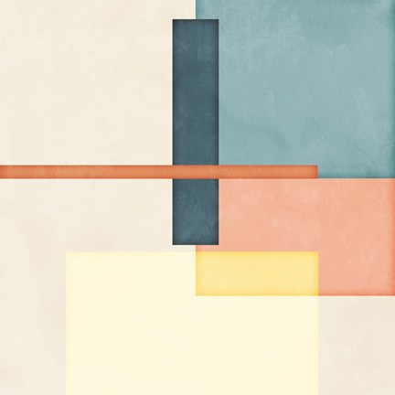 Framed Block Square II Print