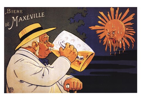 Framed Maxeville Beer Print