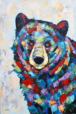 Framed Bear No. 2 Print