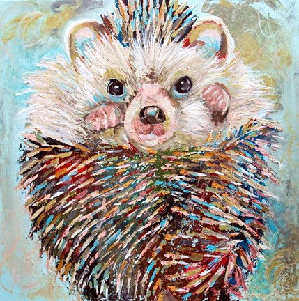 Framed Hedgehog Print
