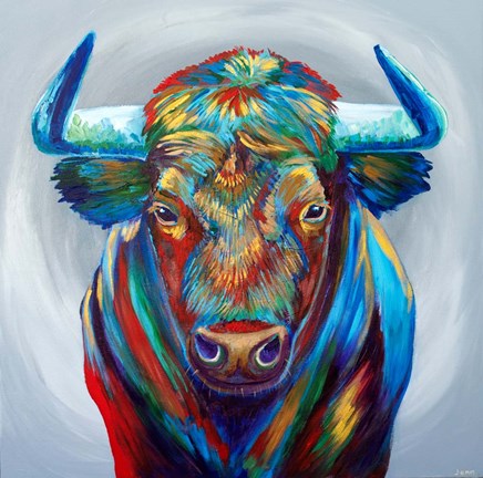 Framed Aggie Bull Print