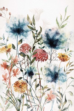 Framed Wildflowers II Print