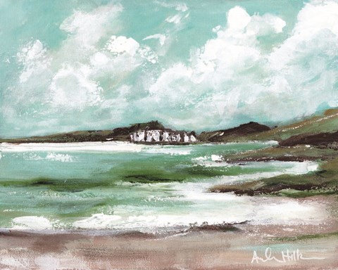 Framed Little White Houses Print