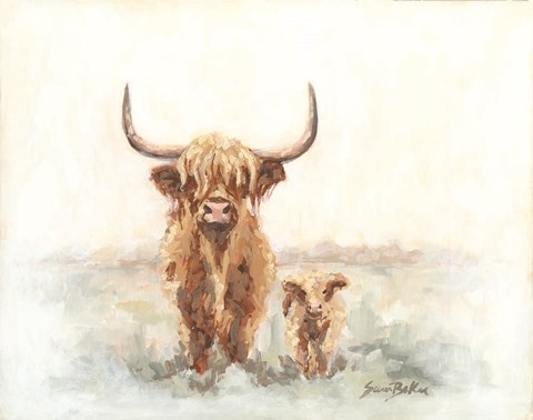 Framed Mother Will Lead Me Print