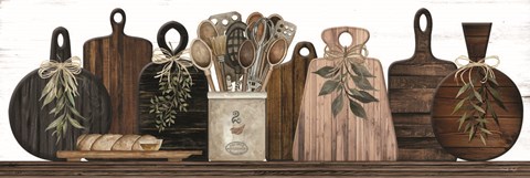 Framed Cutting Boards II Print