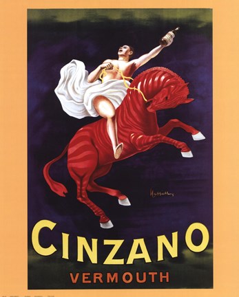Framed Cinzano Vermouth Print