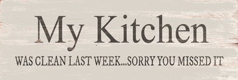 Framed My Kitchen Print