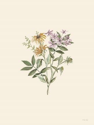 Framed Botanical Mix I Print