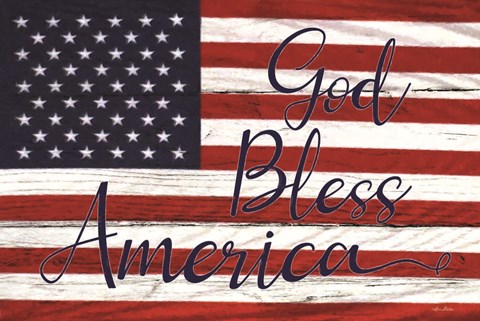 Framed God Bless America Print