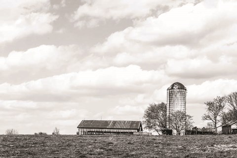 Framed Butler Road Farm Print