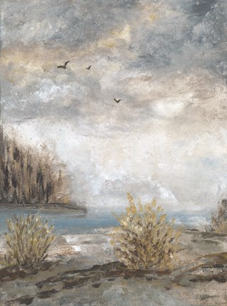 Framed Storm Watcher I Print