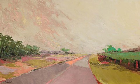 Framed Western Pampa Landscape Print