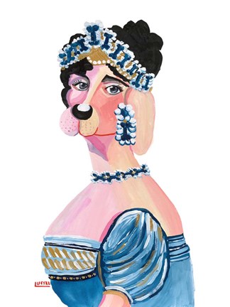 Framed Empress Josephine Bone-Aparte Print