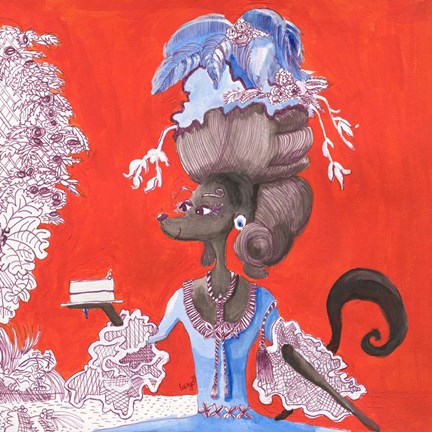 Framed Madamoiselle Pepper Print