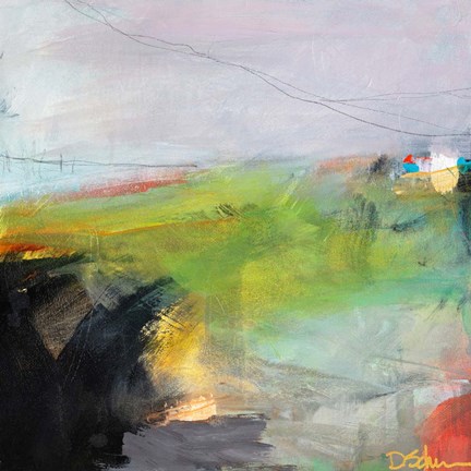 Framed Distant Fields Print