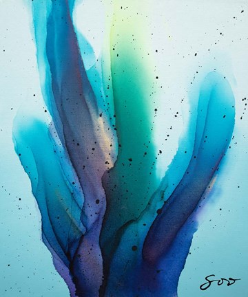 Framed Blue Romance Print