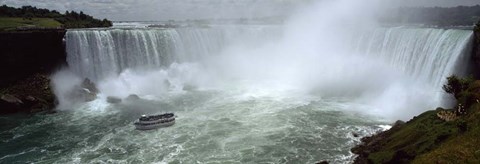 Framed Horseshoe Falls, Niagara River Print