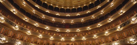 Framed Colon Theater, Buenos Aires, Argentina Print
