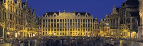 Framed Grand Palace Square, Brussels, Belgium Print