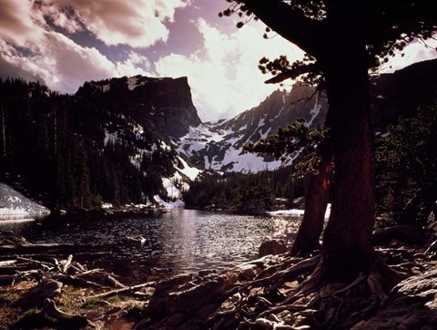 Framed Dream Lake Rocky Mountains Print