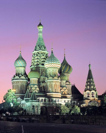 Framed St Basil's Cathedral Moscow Russia Print