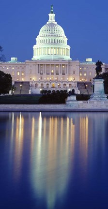Framed US Capitol Washington DC Print