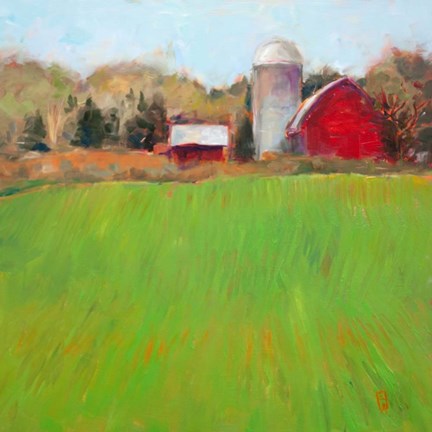 Framed Spring Green Print