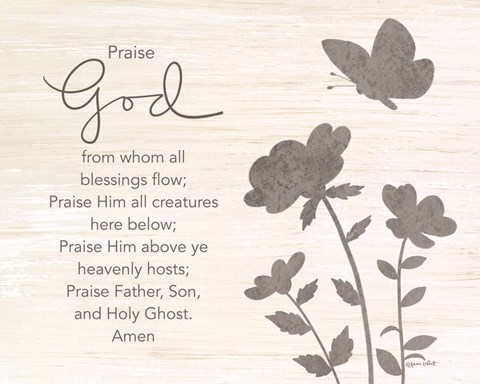 Framed Praise God Print