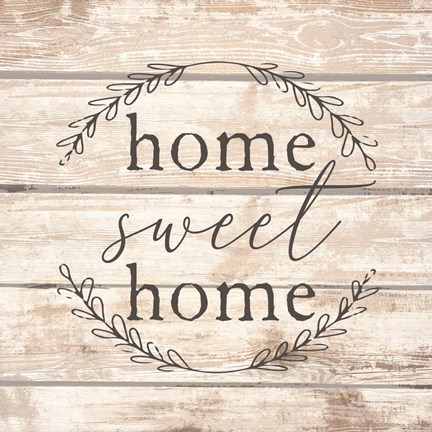 Framed Home Sweet Home Print