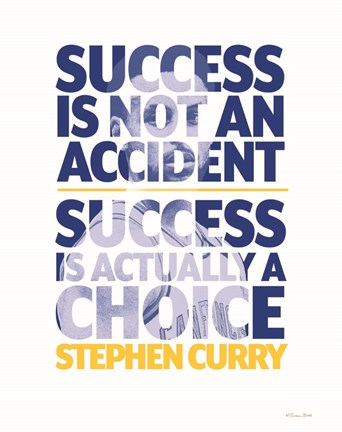 Framed Steph Curry - Success Print