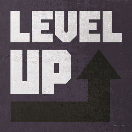 Framed Level Up Print