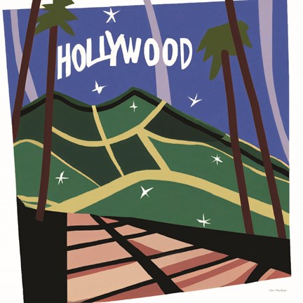 Framed Hollywood Stars Print