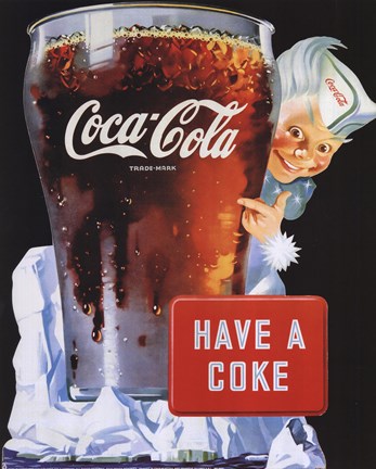 Framed Coca-Cola Have a Coke Print