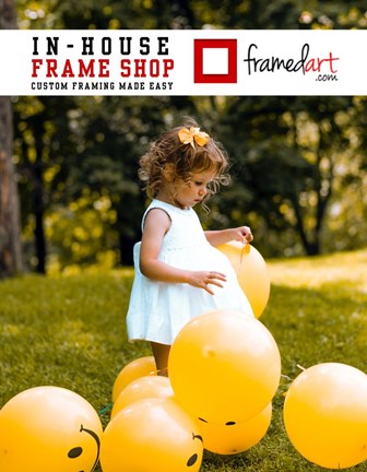 Framed Modern 27x21 Picture Frame Print
