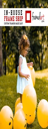 Framed Modern 43x16 Picture Frame Print