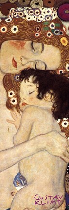 Framed Three Ages of Woman - Mother and Child, c.1905 (detail panel) Print