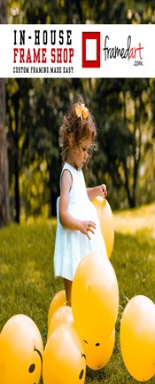 Framed Modern 47x19 Picture Frame Print