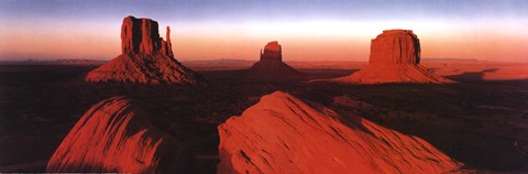 Framed Sunrise-Monument Valley Print