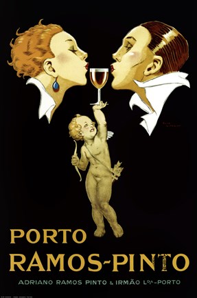 Framed Porto Ramos-Pinto Print