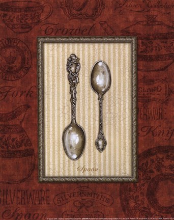 Framed Spoon Print