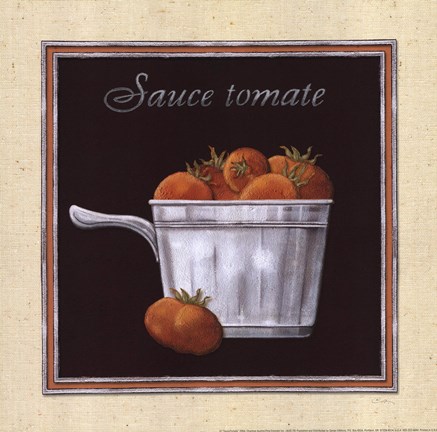 Framed Sauce Tomate Print