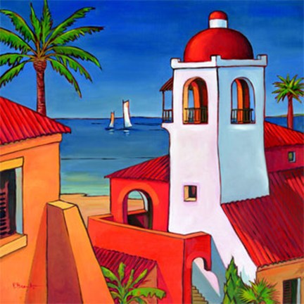 Framed Antigua I Print