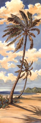 Framed Palm Breeze I Print