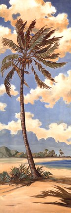 Framed Palm Breeze II Print