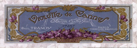 Framed Violette de Cannes Print