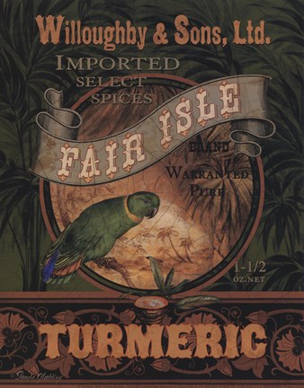 Framed Turmeric Print