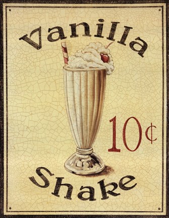 Framed Malt Shop III Print