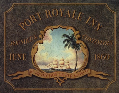 Framed Port Royale Inn Print